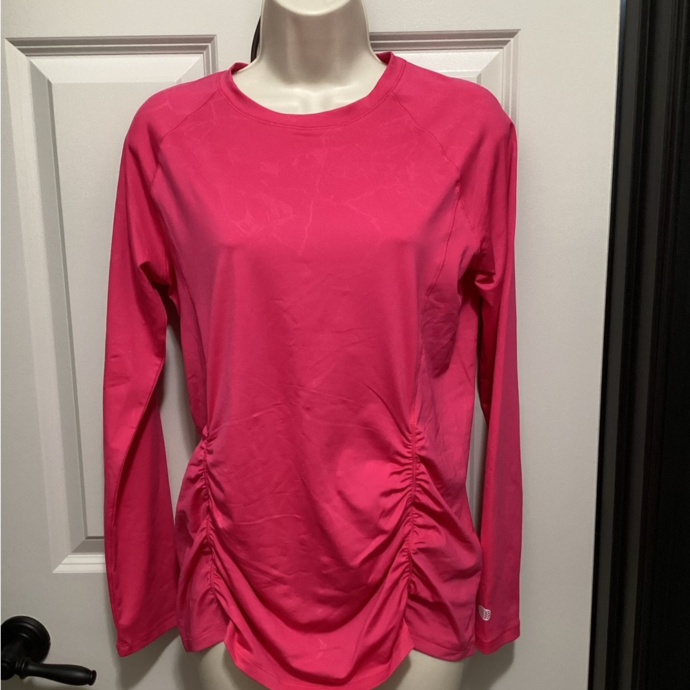 Reel Legends Ladies Red Long Sleeve Top